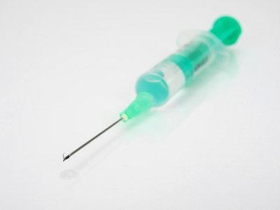 Green syringe