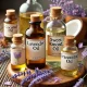 collection of safe oils for use during pregnancy