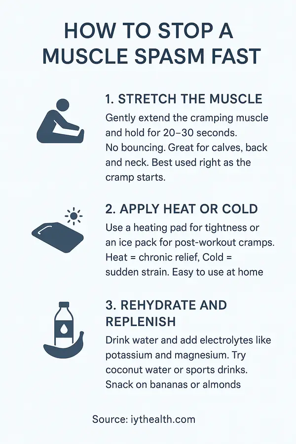 Quick, safe, and proven ways to stop cramps — anytime, anywhere