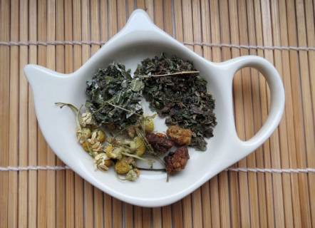 Dry herbal tea