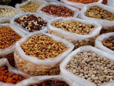 Dried fruits and nuts