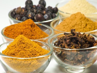 Indian spices and turmeric