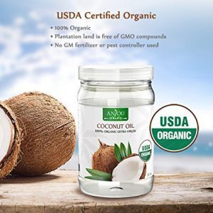 Anjou Coconut Oil, 32 oz, Organic Extra Virgin