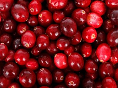 ripe cranberries