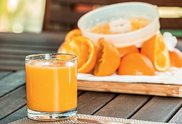 fresh orange juice