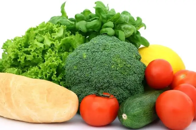 Eat fresh vegetables