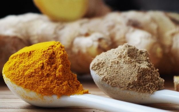 Ginger and turmeric