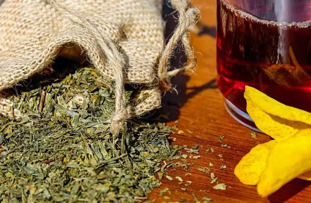 Mixture of herbal tea