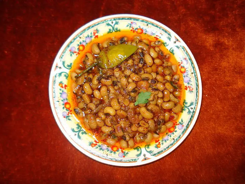 dish with Black-Eyed Pea