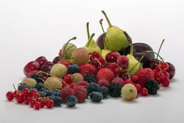Naturally sweet fruits and berries