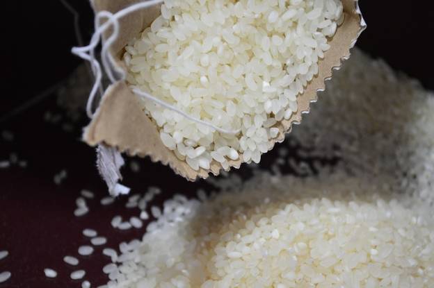 Rice in a bag
