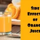 Side Effects of Orange Juice