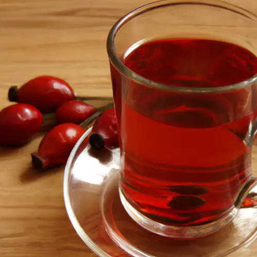 rosehip tea can help tighten the skin