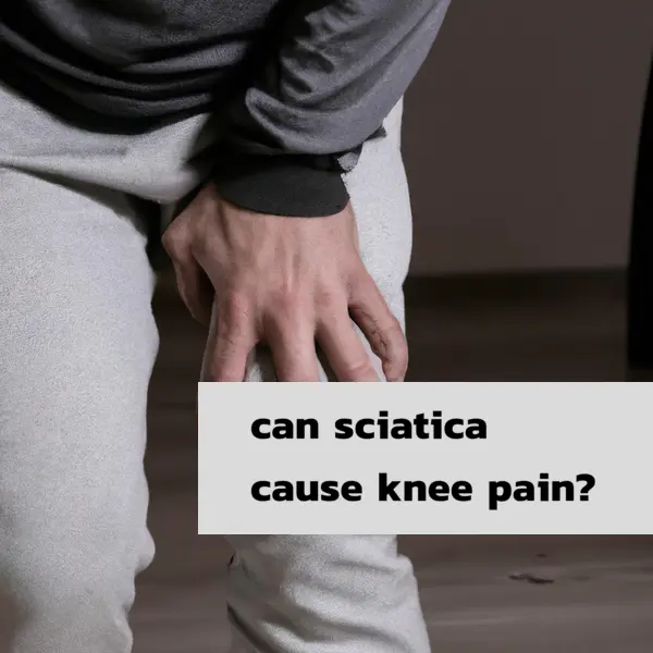 can sciatica cause knee pain